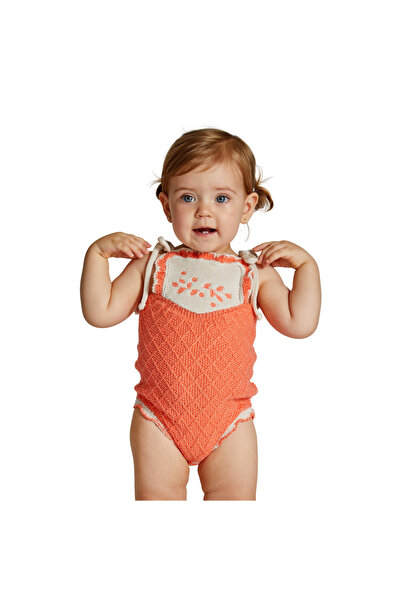 PETIT-ATELlER Baby Linen Blend Neutral Romper , Breathable Premium Natural Co...