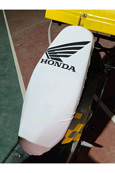 Utku Giyim HONDA DİO,ACTİVA,SH UYUMLU MOTOSİKLET KOLTUK SELE KILIFI BEYAZ