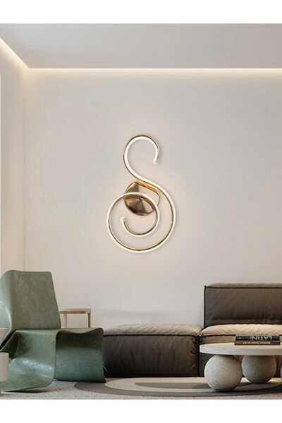 best power Triple-Light Gold LED Wall Light – Model 7144