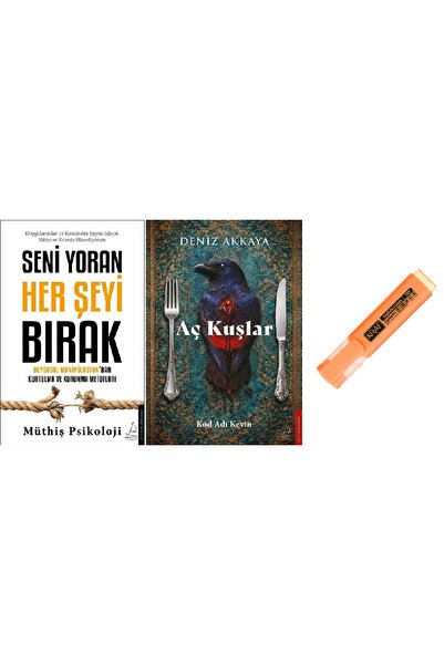 Destek Yayınları Seni Yoran Her Şeyi Bırak + Aç Kuşlar 2 Kitap Set KALEM HD
