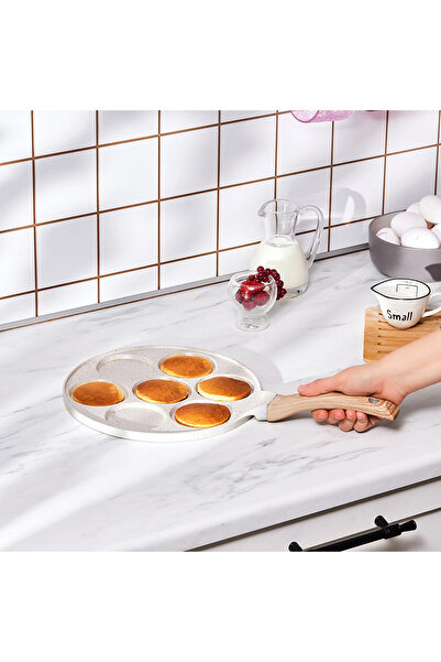 Karaca Mutfaksever Biogranit Pancake Pan 26 cm Cream