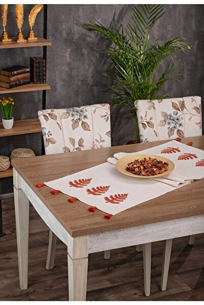 Shopyteks 100% Cotton Linen Bohemian Punch Embroidered Table Runner – 30X140 ...