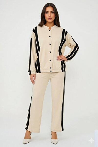 Ay Stylish Suit with Striped Details