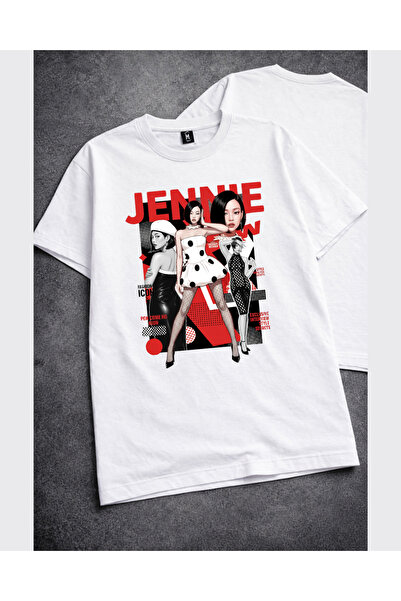 barsdepo Jennie Printed T-Shirt, Oversized Unisex T-Shirt Kids / Adults