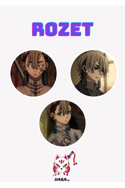 Hara Company Gachiakuta Animesi Zanka Nijiku Anime Rozet Seti