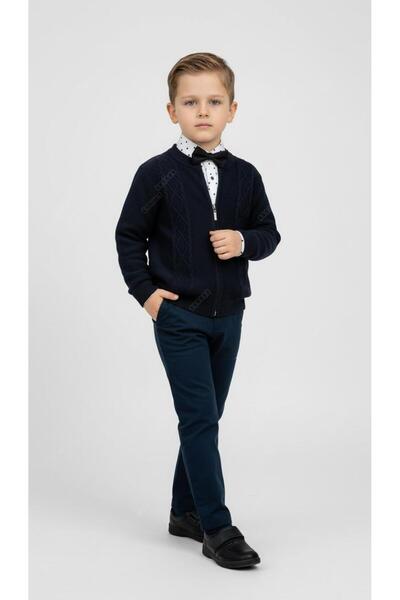 tuma collectıon Set 3 piese pentru băieți, cămașă, papion, cardigan, pantalon...