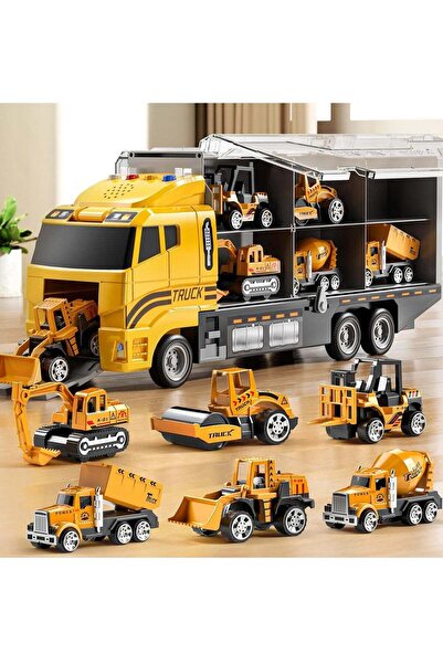 Generic Construction Truck Vehicle Toy Set with Play Mat