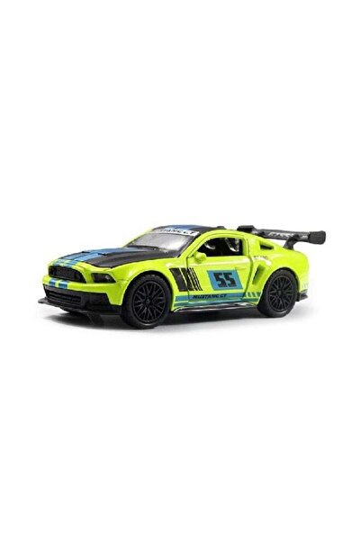 Saco High-Quality Alloy Mustang CT Car Toy Green and Black