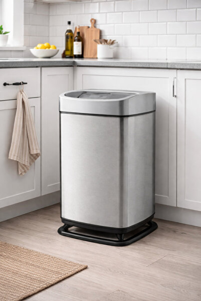 PNR HİJYEN PASLANMAZ SENSÖRLÜ ÇÖP KOVASI 20 LİTRE