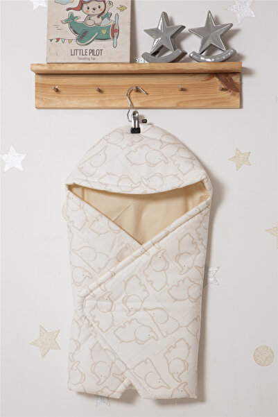 Bebetto Woven Swaddle (Happy Animal) Beige