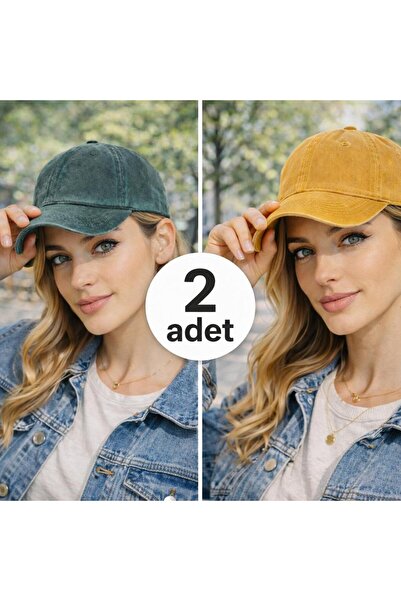 Wearflawless Unisex Set of 2 Washable Hats, Trendy Vintage Hat