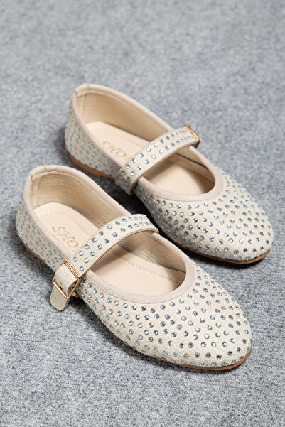 Mc vay Shoes Lina Beret Stoned Suede Stylish Women's Ballerinas