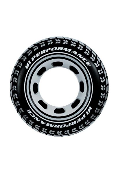 Intex Giant Tire Inflatable Tube Black and White 36 Inch
