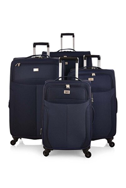 New Travel Luggage Fabric Trolley 4 Piece Set Size 20/24/28/32 Inch