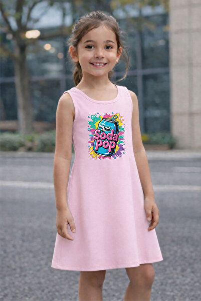 CACTUS COLLECTION Rochie de vară pentru fete cu imprimeu SODA POP
