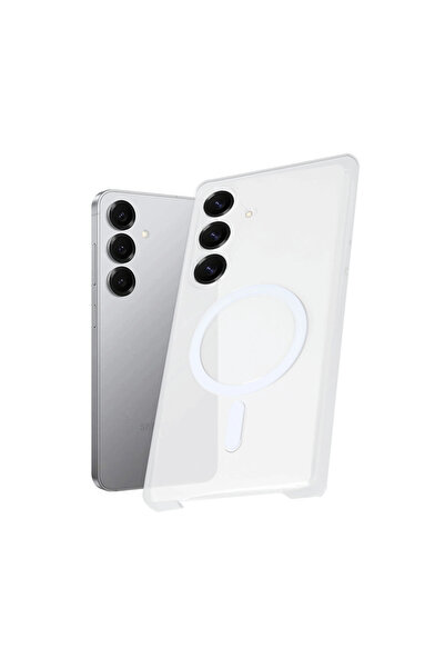 eco port حافظة سامسونج جالاكسي S25 من البولي كربونات زارا ماج سيف - شفافة