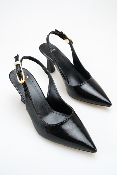 meyra'nın ayakkabıları Pantofi cu toc negru Yanki cu cataramă și spate deschi...