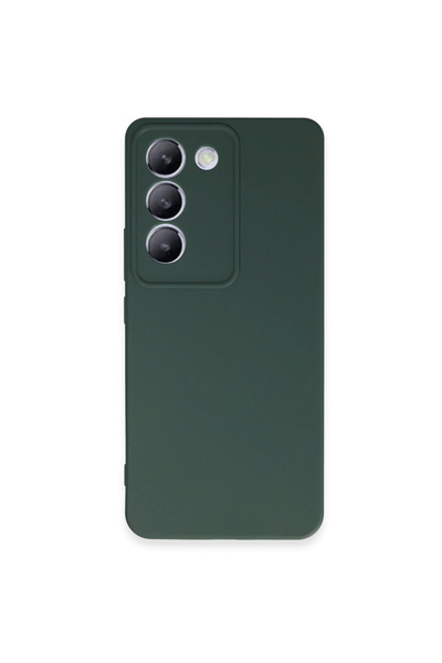 eco port حافظة فيفو V30 لايت 4G من السيليكون الأول - أخضر داكن