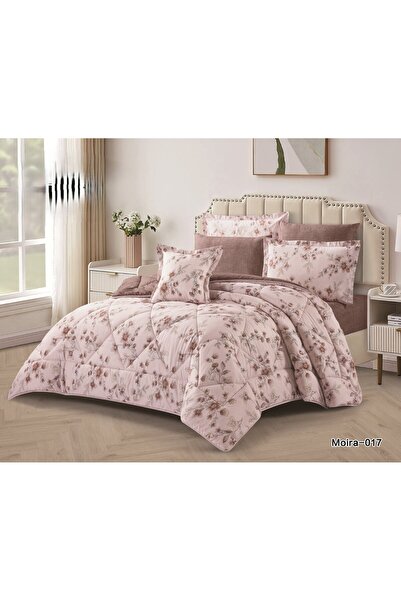 HOURS Summer double bed sheet set, 7 pieces, made of microfiber fabric, for y...