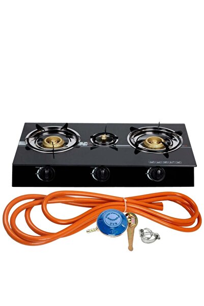 NO BRAND Glass Stove 3 Burners