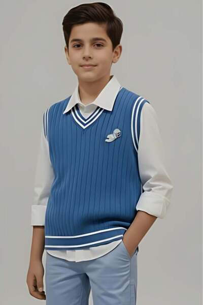 Alesaei-mondo tondo (Inner shirt with Wool Vest 4192)