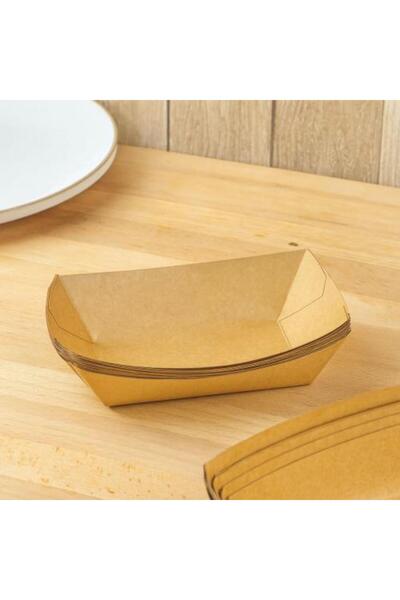 Generic علب تقديم مستطيلة من ورق الكرافت