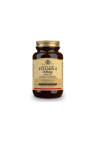Solgar Vitamin E 400 Iu 50 Softgels