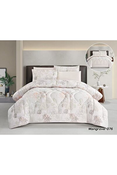 Asia Soft and cool summer floral Double bed sheet set - 6 pieces - double Duvet