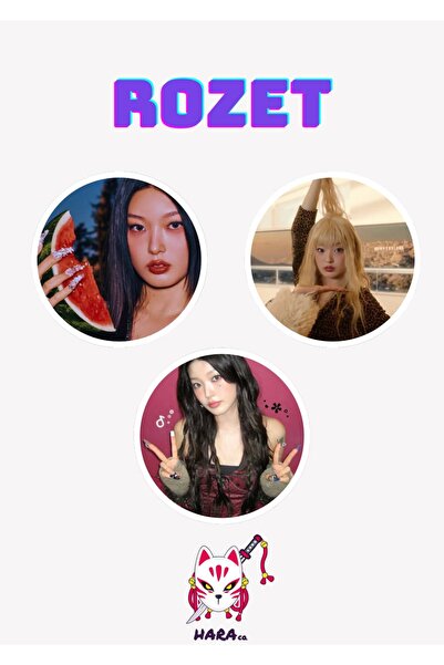 Hara Company Katseye Jeong Yoonchae Rozet Seti