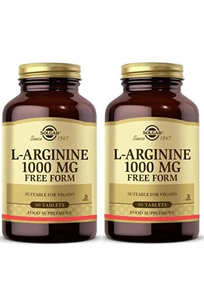 Solgar L-Arginine 1000 Mg 90 Tablets 2 Pieces
