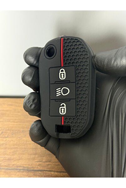 Luxe Aksesuarr غطاء حماية لمفتاح السيارة بنمط خلية النحل لسيتروين بيرلينجو سي...