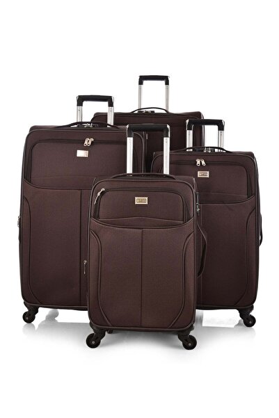 New Travel Luggage Fabric Trolley 4 Piece Set Size 20/24/28/32 Inch
