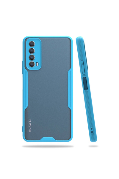 eco port Huawei P Smart 2021 Case Platinum Silicone - Blue