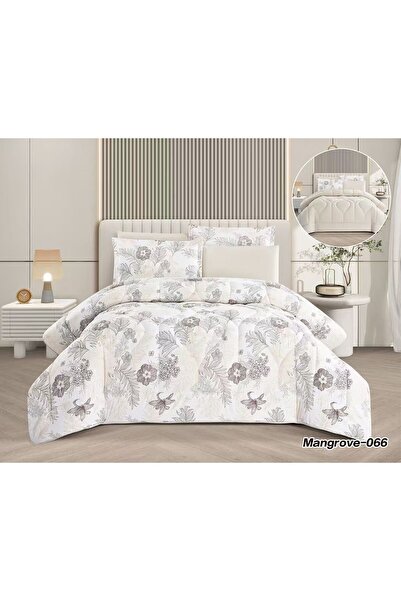 Asia Soft and cool summer floral Double bed sheet set - 6 pieces - double Duvet