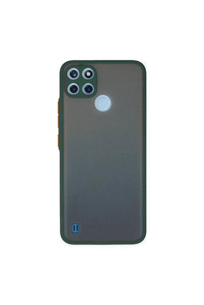 FREEDOM STOREE جراب Realme C21y غطاء سيليكون مونتريال - أخضر