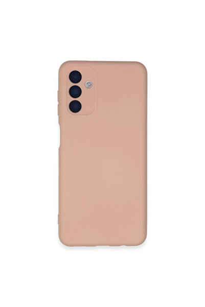 eco port حافظة سامسونج جالاكسي A24 4G نانو مع داخلية مخملية من السيليكون - بودرة