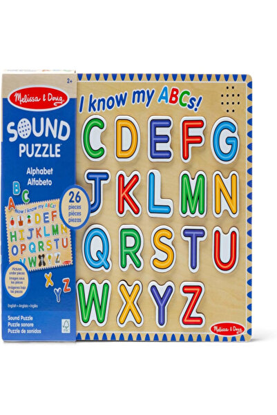 Melissa & Doug 26-Piece Wooden Alphabet Sound Puzzle