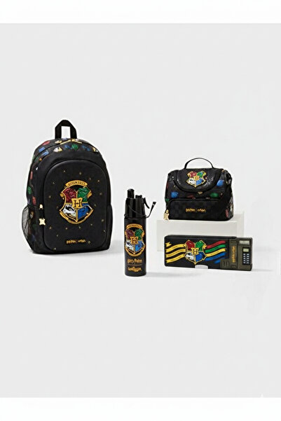 SMIGGLE Harry Potter 4’lü Okul Seti – Sırt Çantası, Beslenme, Matara & Kalem ...