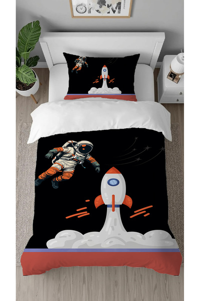GREENDECOR Astronaut Planet Space Patterned Design Digital Printed Special De...