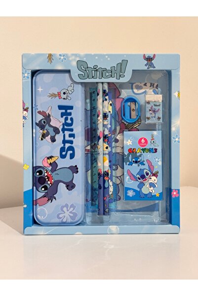 winingo 2YShop Kırtasiye Okul Seti Stitch Kalem Kutu Kalem Silgi Kalemtıraş C...
