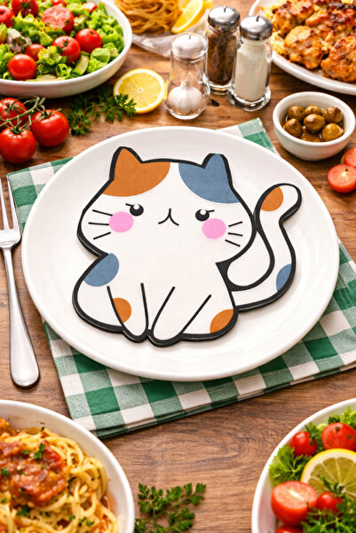 safestore مناديل مطبوعة على شكل قطة للاستخدام مرة واحدة 20 قطعة