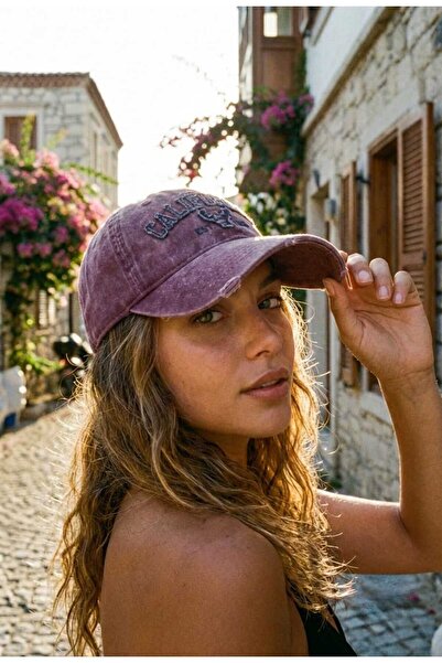 LAGRANZE قبعة كاليفورنيا هيريتيج - قبعة للجنسين بتفاصيل تطريز فاخرة