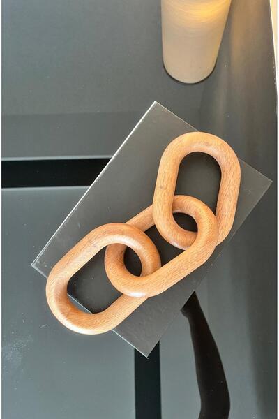 The Ay Ahşap Zincir | Ahşap Dekoratif Zincir | Dekoratif Şık Ve Zarif Zincir