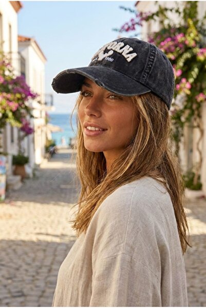 LAGRANZE قبعة كاليفورنيا هيريتيج - قبعة للجنسين بتفاصيل تطريز فاخرة