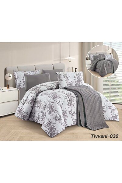 Asia Luxurious summer bridal Double bedspread + 2 comforters - 7-piece set - ...