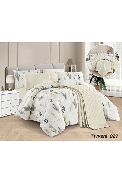 Asia Luxurious summer bridal Double bedspread + 2 comforters - 7-piece set - ...