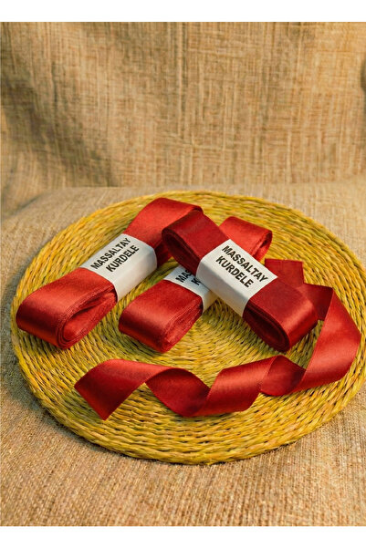 Massaltay Πολυτελής Σατέν Κορδέλα Διπλής Όψης 4 εκ. 10 μέτρα Γυαλιστερή Διακο...