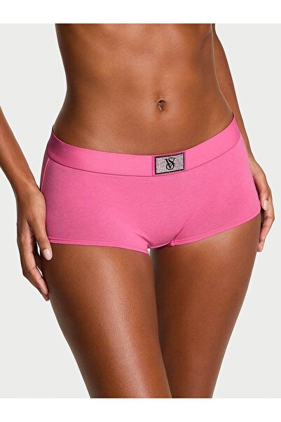 Victoria's Secret Sparkling Logo Boyshort Panties