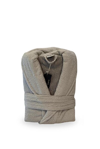 Özdilek Waffle Bathrobe Beige