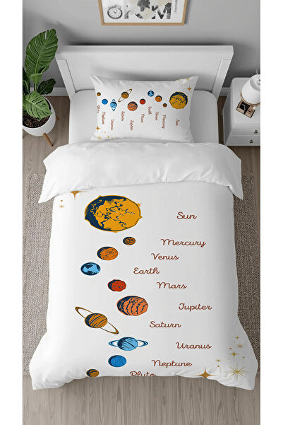 GREENDECOR Planet Names, Space Patterned Design, Digital Printed, Special Des...